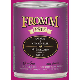 FROMM FAMILY FOODS LLC Fromm Gold Salmon & Chicken Pate Canned Dog Food 12.2 oz