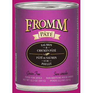 FROMM FAMILY FOODS LLC Fromm Gold Salmon & Chicken Pate Canned Dog Food 12.2 oz