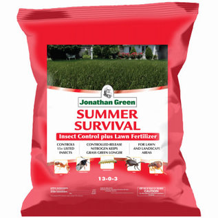 JONATHAN GREEN INC Jonathan Green Summer Survival Insect Control Plus Lawn Fertilizer, 18-0-3, Covers 5,000-Sq.-Ft.