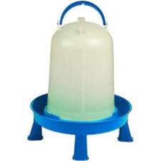 MILLER DOUBLE-TUF POULTRY WATERER WITH LEGS 2.5 GAL