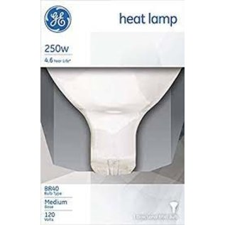 GE 250W Medium Base R40 Infrared Heat Lamp