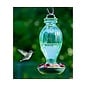 Audobon FLUTED GLASS HUMMINGBIRD FEEDER BRONZE/CLEAR 20oz