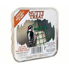 C&S NUTTY TREAT SUET WILD BIRD FOOD 11 OZ