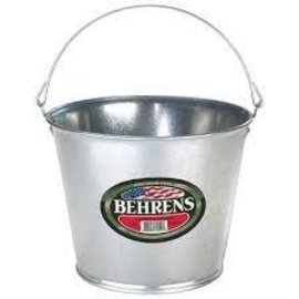 BEHRENS MANUFACTURING Behrens 5 Quart Galvanized Steel Pail