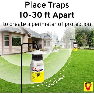 Victor Fly Magnet Reusable Trap with Bait, 1 qt.