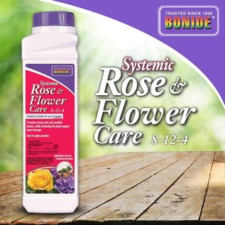 BONIDE PRODUCTS INC     P BONIDE SYSTEMIC ROSE & FLOWER CARE 8-12-4 GRANULAR 2 LB