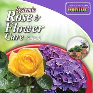BONIDE PRODUCTS INC     P BONIDE SYSTEMIC ROSE & FLOWER CARE 8-12-4 GRANULAR 2 LB