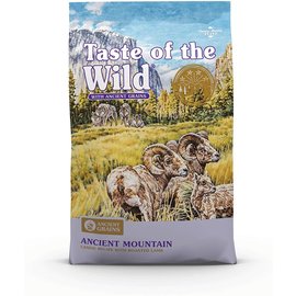 DIAMOND PET FOODS Taste of the Wild Ancient Mountain Roasted Lamb with Grain Adult Dry Dog Food, 28-Lb Bag