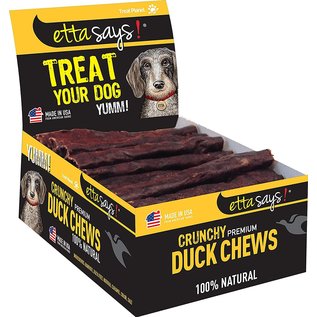 Etta Says ETTA SAYS NATURAL CRUNCHY DUCK CHEWS FOR DOGS BLACK