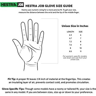 Hestra Men's Work Gloves Reinforced Palm Large