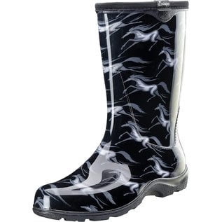 Sloggers Women's Rain & Garden Boots Horse Black