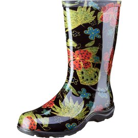 Sloggers Women's Rain & Garden Boots Midsummer Black