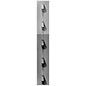 Chicago Heights Steel Studded T Post 7-Ft. x 1-1/4-In. Grey