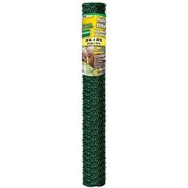 Midwest Air Tech/Import YardGard Poultry Netting, Green PVC Coating, 1-In. Mesh, 36-In. x 50-Ft