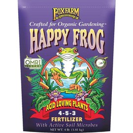 FoxFarm Happy Frog Acid Loving Dry Fertilizer, 4-Lb.