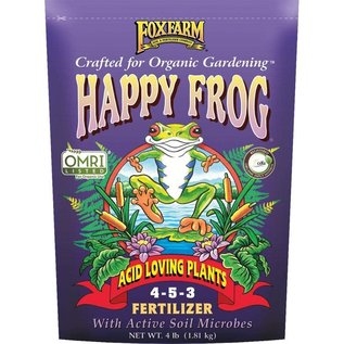 FoxFarm Happy Frog Acid Loving Dry Fertilizer, 4-Lb.