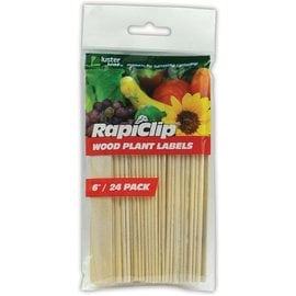 LUSTER LEAF RAPICLIP WOOD PLANT LABELS 6 IN