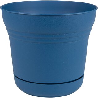 Bloem Saturn Planter w/Saucer Classic Blue, 5", 5"