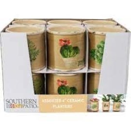 Southern Patio Ceramic Succulent Pots