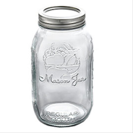 Homepointe 12pk Regular Mouth Qt Mason Jar single