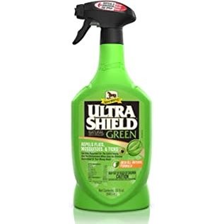W F YOUNG ABSORBINE ULTRASHIELD GREEN NATURAL FLY REPELLENT 32 OZ