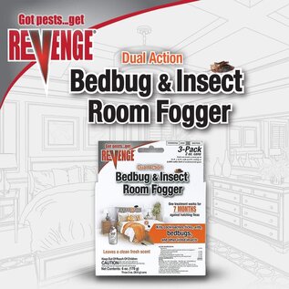 BONIDE PRODUCTS INC     P Bonide Revenge Dual-Action Bedbug & Insect Fogger 3-Pk