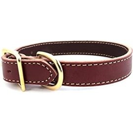 Auburn Leather Country Stitched 1X22 burgandy