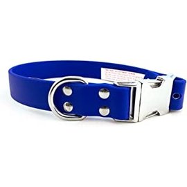 Auburn Leathercrafters AUBURN LEATHER CRAFTERS SPARKY'S CHOICE DOG COLLAR BLUE 1 IN X 20 IN