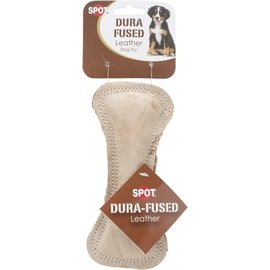 ETHICAL DOG Ethical Dura Fuse Leather Bone Dog Toy 7"