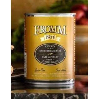 FROMM FAMILY FOODS LLC Fromm Grain Free Pate Chicken and Sweet Potato 12.2oz
