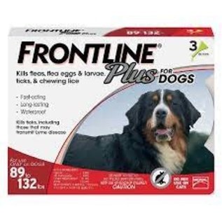 FRONTLINE PLUS FOR DOGS 89-132 LBS 3 DOSE