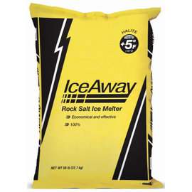 IceAway De-Icing Rock Salt 50-Lb. Bag