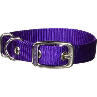 HAMILTON PET COMPANY Hamilton Single Thick Nylon Deluxe Dog Collar Purple 5/8" x 14"