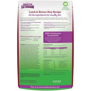 Health Extension HEALTH EXTENSION DOG LAMB BROWN RICE 30LB