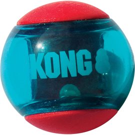 KONG SQUEEZZ ACTION DOG TOY RED SMALL