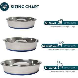 OURPETS COMPANY OURPETS SLOW FEED BOWL  MEDIUM