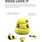 KYJEN COMPANY Outward Hound Hide A Bee Squeaky Puzzle Plush Dog Toy