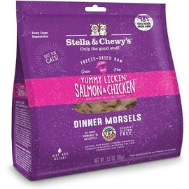 Stella & Chewys Stella & Chewy's Cat Freeze-Dried Yummy Lickin' Salmon & Chicken Dinner 3.5oz