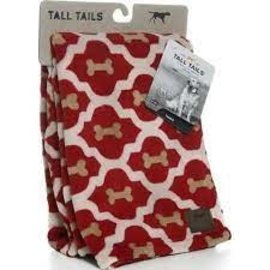 Tall Tails TALL TAILS DOG BLANKET RED BONE 20X30
