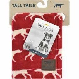 Tall Tails TALL TAILS DOG ICON BLANKET RED 20X30