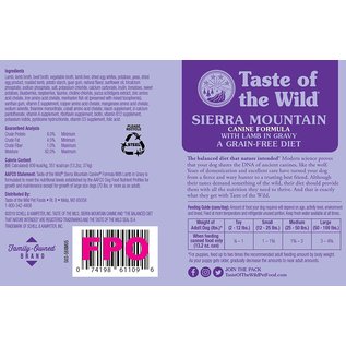 DIAMOND PET FOODS Taste of the Wild Sierra Mountain 13.2oz