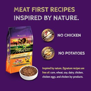 Zignature Zignature Limited Ingredient Formula Kangaroo And Chickpea Recipe Grain Free Dry Dog Food 4 Lbs