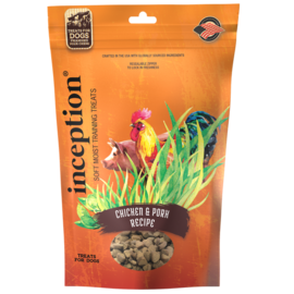 INCEPTION DOG SOFT MOIST TREAT CHICKEN PORK 4OZ