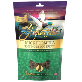 Zignature - Global Pet Zignature Soft Moist Treats For Dog Duck 4oz