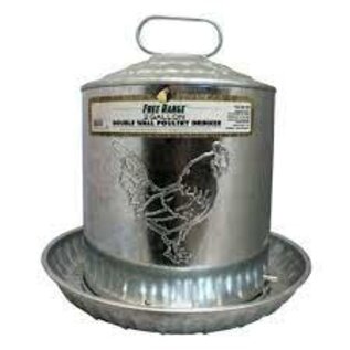 MILLER MANUFACTURING LITTLE GIANT POULTRY FOUNTAIN WATERER 2 GAL