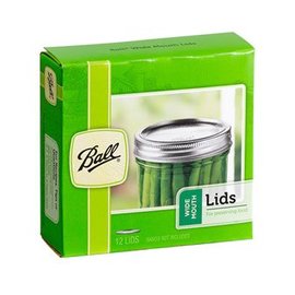 BALL LIDS WIDE MOUTH PACK OF 12