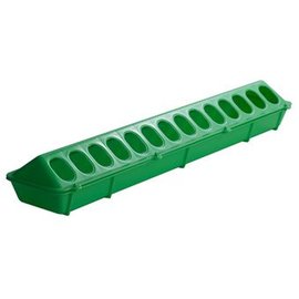 LITTLE GIANT PLASTIC FLIP-TOP POULTRY GROUND FEEDER LIME GREEN 20 IN