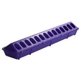 LITTLE GIANT PLASTIC FLIP-TOP POULTRY GROUND FEEDER PURPLE 20 IN