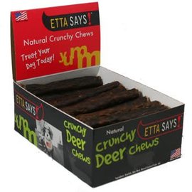 ETTA SAYS NATURAL CRUNCHY DEER CHEWS FOR DOGS BLACK