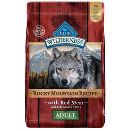 BLUE BUFFALO BLUE BUFFALO WILDERNESS ROCKY MOUNTAIN ADULT DOG FOOD WITH RED MEAT 22 LB